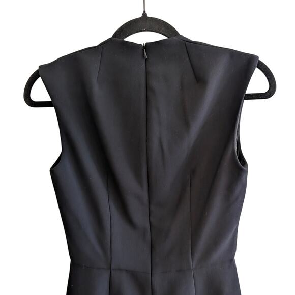 French Connection Women's Ruth Whisper Sleeveless Mini Dress Black Size 2 - Picture 5 of 8